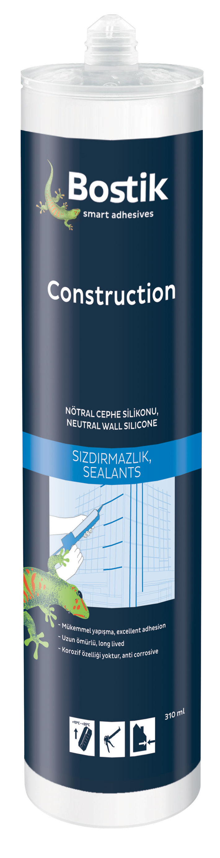 BOSTİK NÖTR CEPHE SİLİKONU 310 ml